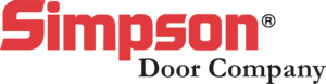 Simpson Door Company logo in red and black colors.